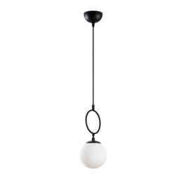 Opviq Ring - 13432 Lámpara de araña de metal negro